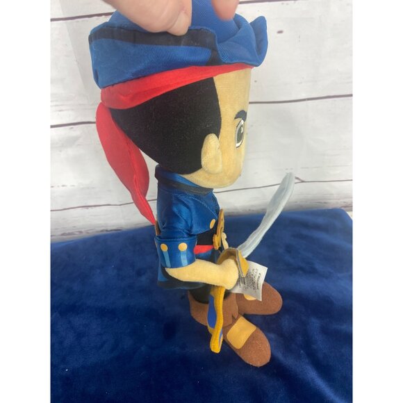 Disney Store Jake & The Neverland Pirates CAPTAIN JAKE Stuffed Plush Toy 14" - Picture 2 of 6